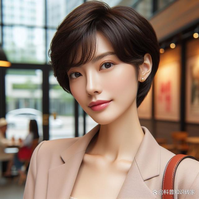 最新女星前卫短发发型2024，科技重塑魅力，引领风尚潮流