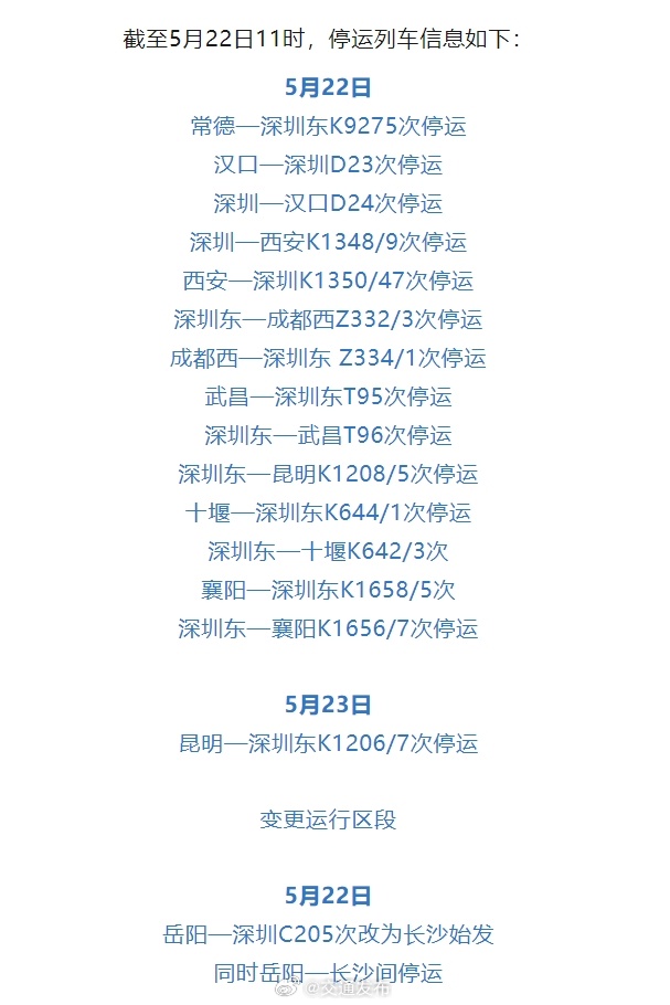 列车停运公告最新更新,停运列车信息一览表🚂